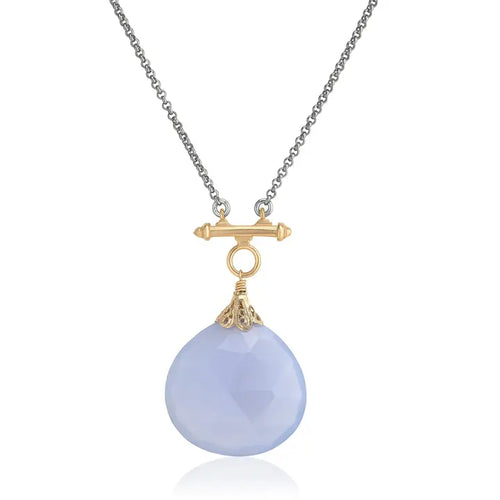 Blue Chalcedony Pendant