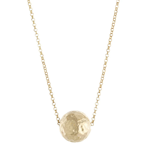 Gold Ball Necklace