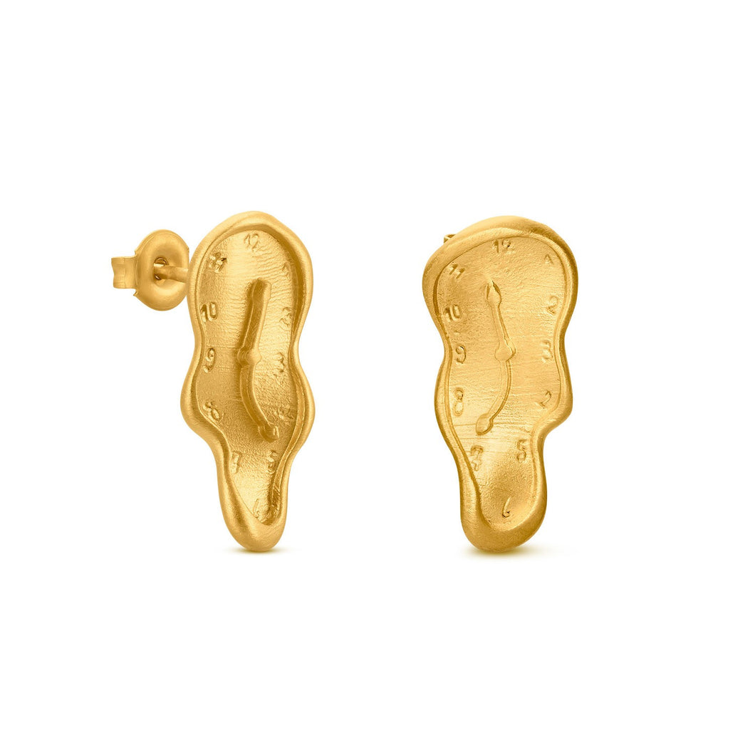 Dali Small Clock Earrings