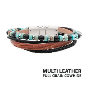 Multi - strand Mens Bracelet