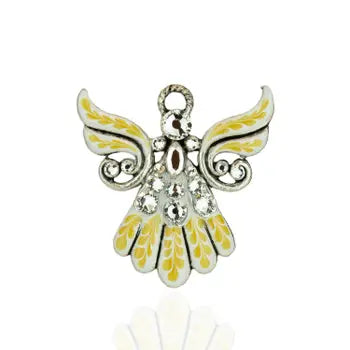 Crystal Angel Pin